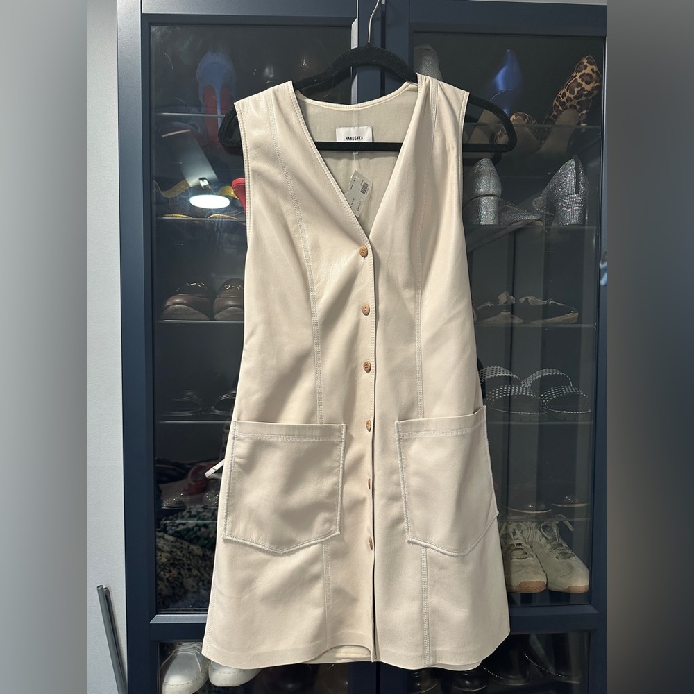 NWT Nanushka Leather Dress